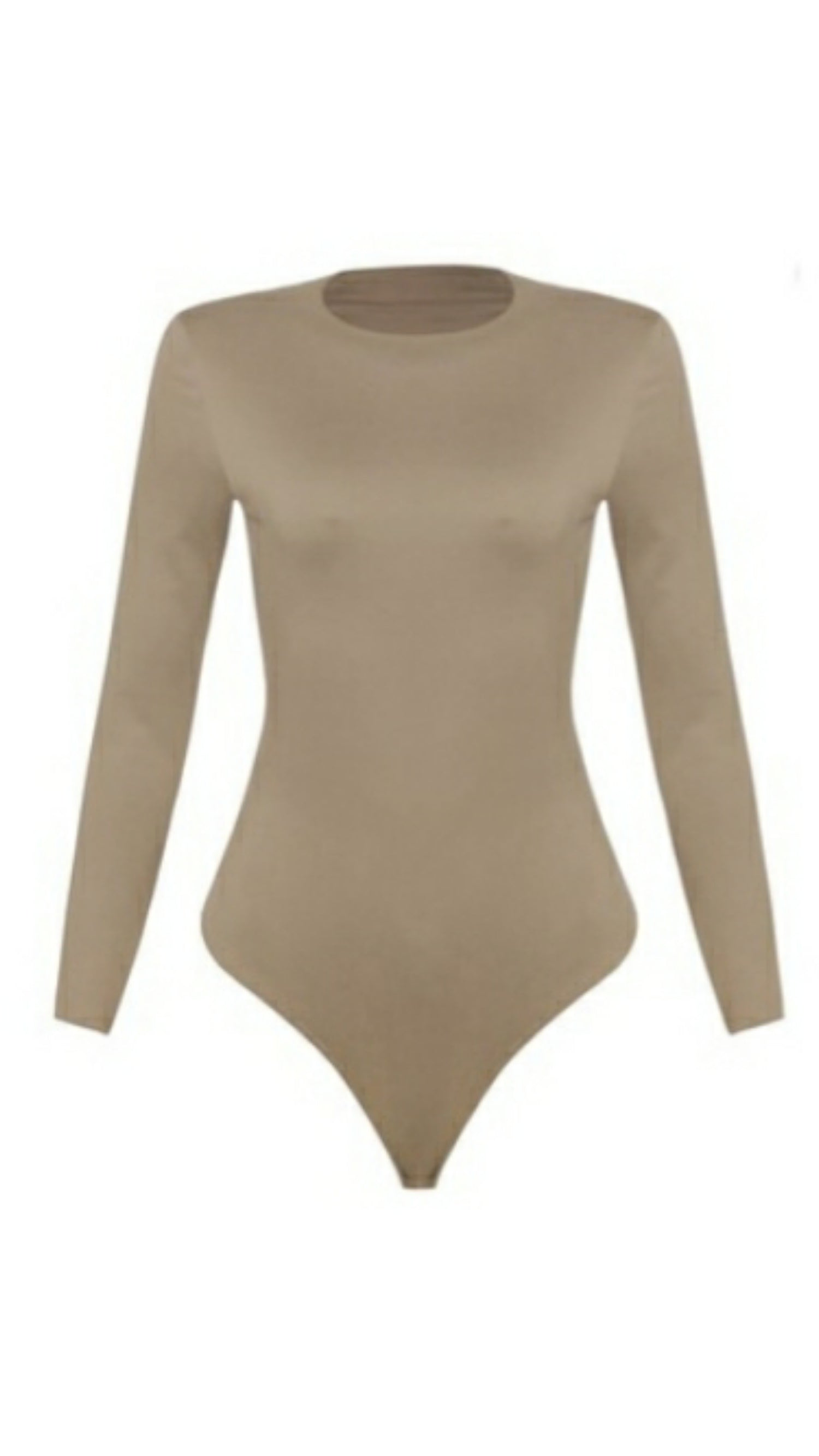 Stretch Contour Bodysuit (khaki)