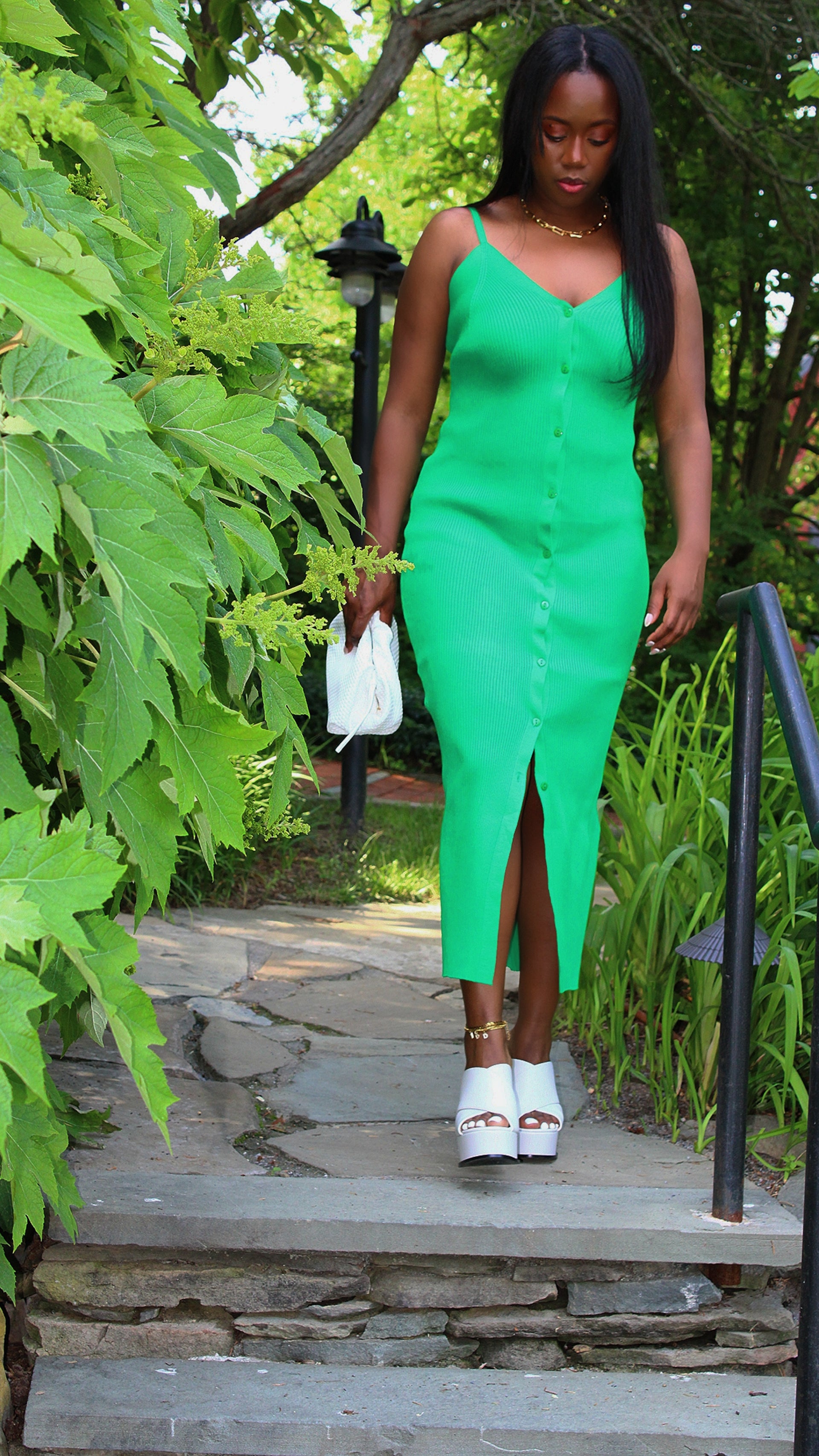 Kelly Green Midi Dress – Demica Dair